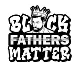 Black Fathers Matter Quote Afro Sexy Man Beard Mustache Crown B/W SVG JPG PNG Vector Clipart Cricut Silhouette Cut Cutting