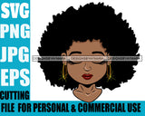 Afro Cute Lili Designs For Commercial And Personal Use Black Woman Nubian Queen Melanin SVG Cutting Files For Silhouette Cricut and More