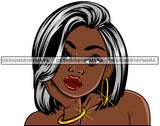 Lola Afro Cute Urban Hipster Girl Big Eyes Boss Lady Nubian Queen Melanin Popping SVG Cutting Files For Silhouette Cricut and More