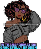 Afro Lola Life Quotes Black Woman With A Purpose God Lover SVG Cutting Files For Cricut Silhouette and More!
