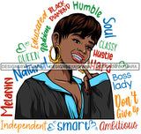 Afro Lola Diamond Teeth Hustle Goddess Life Quotes Urban Girl Pretty Woman .SVG Cutting Files For Silhouette Cricut and More!