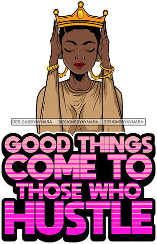 Afro Lola Mom Wife Boss Lady Hustle Life Quotes .SVG Cutting Files For Silhouette Cricut and More!