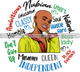 Afro Lola Diamond Teeth Hustle Goddess Life Quotes Urban Girl Pretty Woman .SVG Cutting Files For Silhouette Cricut and More!