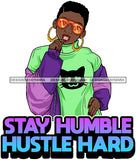 Afro Lola Mom Wife Boss Lady Hustle Life Quotes .SVG Cutting Files For Silhouette Cricut and More!
