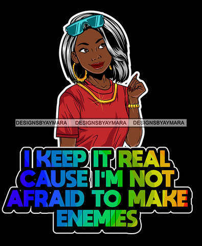 Afro Lola Queen Hustle Keep It Real Bamboo Jewelry Life Quotes Straight Hair Style SVG Cutting Files For Silhouette Cricut