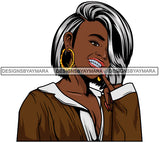 Afro Lola Diamond Teeth Hustle Goddess Urban Girl Pretty Woman .SVG Cutting Files For Silhouette Cricut and More!