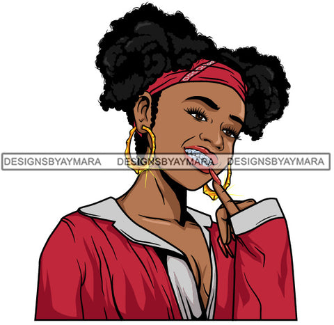 Afro Lola Diamond Teeth Hustle Goddess Urban Girl Pretty Woman .SVG Cutting Files For Silhouette Cricut and More!