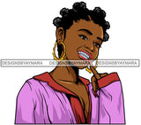 Afro Lola Diamond Teeth Hustle Goddess Urban Girl Pretty Woman .SVG Cutting Files For Silhouette Cricut and More!