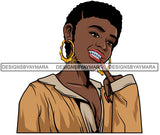 Afro Lola Diamond Teeth Hustle Goddess Urban Girl Pretty Woman .SVG Cutting Files For Silhouette Cricut and More!