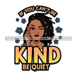 Afro Black Woman Portrait Sarcastic Quote Winking Flowers Dreadlocks Hairstyle SVG JPG PNG Vector Designs Cutting Files For Circuit Silhouette