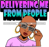 Afro Lola Love Jesus Woman With Purposes Boss Lady Black Woman Nubian Melanin SVG Cutting Files For Silhouette Cricut and More