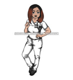 Lola Nurse Nursing Doctor Save Life Hero Medical Occupation SVG Cutting Files