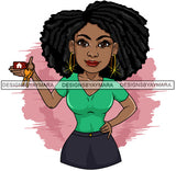 Afro Lola Realtor Real State Broker House For Sale Rent Sold Melanin Afro Woman Layered Designs SVG JPG PNG Layered Cutting Files For Silhouette Cricut and More