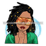 Bundle 5 Lola STFU Silent Sign Melanin African American Woman Black Girl Magic SVG JPG PNG Layered Cutting Files For Silhouette Cricut and More