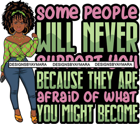 Afro Lola Boss Classy Lady Life Quotes Beautiful Black Woman SVG Cutting Files For Silhouette Cricut and More