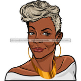 Adult Woman Older Lady Classy Mature Elderly Grey Hair Beautiful Grandma SVG Cutting Files For Silhouette Cricut and More!