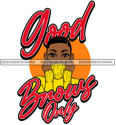 Good Bnouy Only Woman Wearing Yellow Dress Boy Cut Hairs Hair Classy Mature Girl Magic Melanin Nubian African American Lady SVG JPG PNG Vector Clipart Cricut Silhouette Cut Cutting