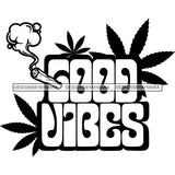 Joint Blunt Marijuana Leaves Cannabis Smoking Recreational Drug Logo Banner B/W SVG JPG PNG Vector Clipart Cricut Silhouette Cut Cutting