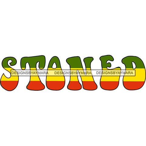 Stoned Smoking Marijuana Joint High Ripped Banner Logo Illustration SVG JPG PNG Vector Clipart Cricut Silhouette Cut Cutting