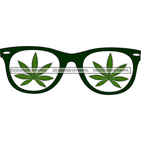 Marijuana Leaves Sunglasses High Stoned Pot Weed Grass 420 Cannabis Culture SVG JPG PNG Vector Clipart Cricut Silhouette Cut Cutting