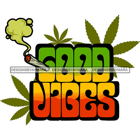 Joint Blunt Marijuana Leaves Smoking Recreational Drug Rastafarian Logo Banner SVG JPG PNG Vector Clipart Cricut Silhouette Cut Cutting