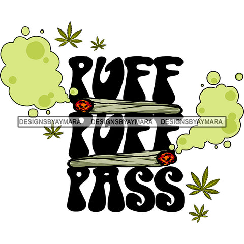 Joints Marijuana Leaves Green Smoke Recreational Medicinal Drug Logo Banner SVG JPG PNG Vector Clipart Cricut Silhouette Cut Cutting