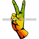Rasta Rastafarian Man Hand Peace Sign Marijuana Marihuana Cannabis Weed SVG JPG PNG Vector Clipart Cricut Silhouette Cut Cutting