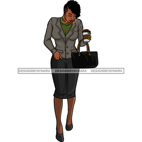 Black Diva Stepping Out Suit JPG PNG  Clipart Cricut Silhouette Cut Cutting