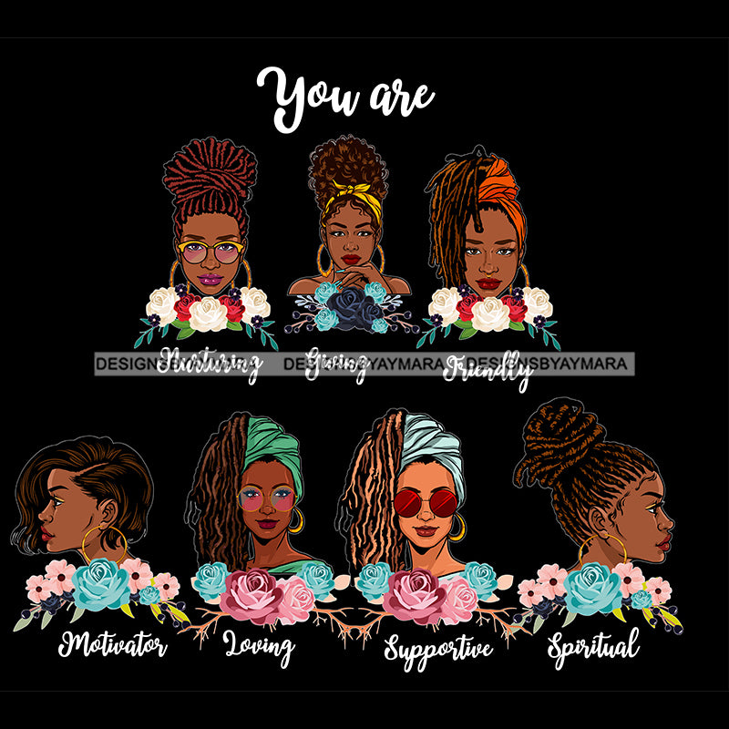 Afro Women Together You Are Friendly Spiritual Life Quotes Divas Dark ...