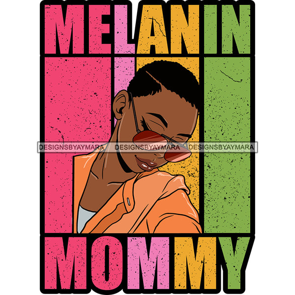 Melanin Granny Mommy Quotes Grandma Happy Mother's Day Abuela SVG JPG PNG Vector Clipart Cricut Silhouette Cut Cutting