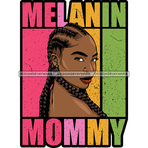 Melanin Granny Mommy Quotes Grandma Happy Mother's Day Abuela SVG JPG PNG Vector Clipart Cricut Silhouette Cut Cutting