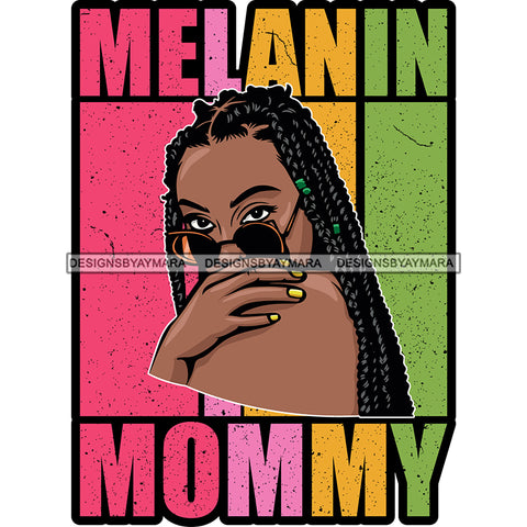 Melanin Granny Mommy Quotes Grandma Happy Mother's Day Abuela SVG JPG PNG Vector Clipart Cricut Silhouette Cut Cutting