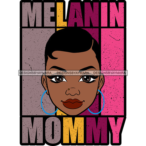 Melanin Granny Mommy Quotes Grandma Happy Mother's Day Abuela SVG JPG PNG Vector Clipart Cricut Silhouette Cut Cutting