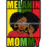 Melanin Granny Mommy Quotes Grandma Happy Mother's Day Abuela SVG JPG PNG Vector Clipart Cricut Silhouette Cut Cutting