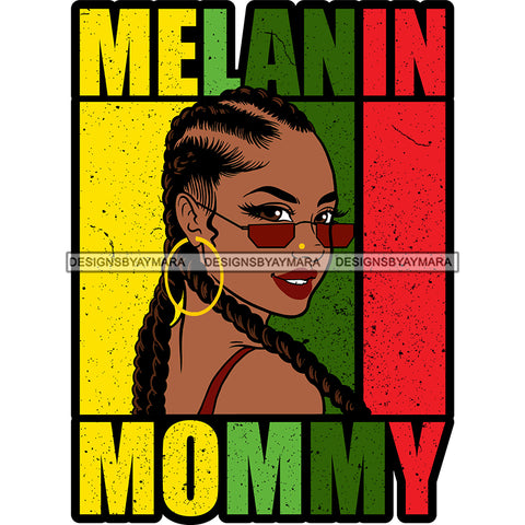 Melanin Granny Mommy Quotes Grandma Happy Mother's Day Abuela SVG JPG PNG Vector Clipart Cricut Silhouette Cut Cutting