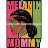 Melanin Granny Mommy Quotes Grandma Happy Mother's Day Abuela SVG JPG PNG Vector Clipart Cricut Silhouette Cut Cutting