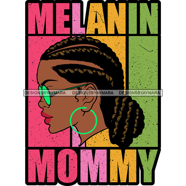 Melanin Granny Mommy Quotes Grandma Happy Mother's Day Abuela SVG JPG PNG Vector Clipart Cricut Silhouette Cut Cutting