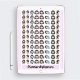 EVERYDAY BASIC Digital Planner Stickers Pre-cropped Digital Stickers .PDF .PNG .JPG
