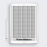 Everyday Basic Digital Planner Stickers GoodNotes Pre-cropped Digital Stickers .PDF .PNG .JPG