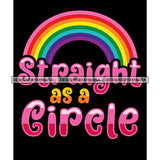 Pride Month Parade Funny Quote Rainbow Proud Tolerance Black Background SVG JPG PNG Vector Clipart Cricut Silhouette Cut Cutting