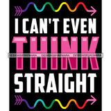 Pride Month Parade Funny Quote Gay Celebration Relationship Black Background SVG JPG PNG Vector Clipart Cricut Silhouette Cut Cutting