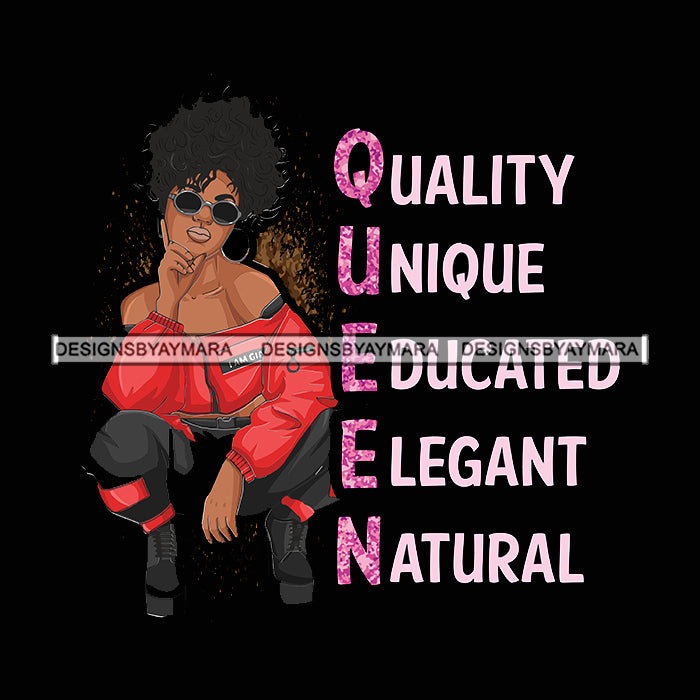 Sassy Queen Kneeling In Red SVG JPG PNG Vector Clipart Cricut Silhouet ...