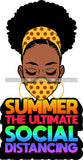 Afro Black Goddess Social Distance Quotes Virus Protection Portrait Bamboo Earrings Bandana Face Mask Sexy Woman Curly Up Do Hair Style  SVG Cutting Files For Silhouette  Cricut
