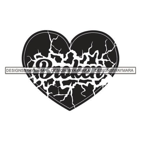 Broken Heart Pieces Pain Love Tattoos Ideas Elements Designs For T-Shirt and Other Products SVG PNG JPG Cutting Files For Silhouette Cricut and More!