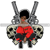 Afro Goddess Squatting Position Black Woman Nubian Queen SVG Cutting Files For Silhouette Cricut and More