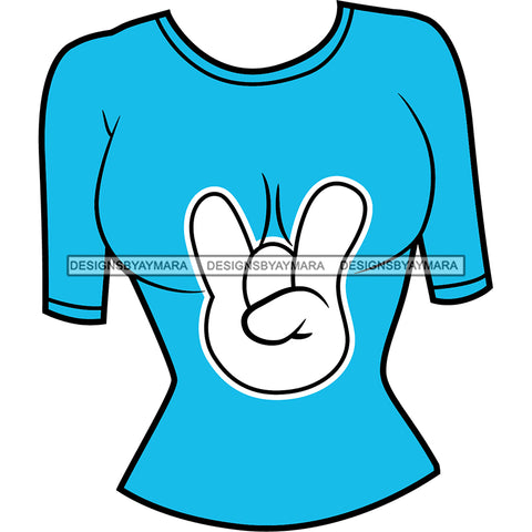 Blue With Decal Top SVG JPG PNG Vector Clipart Cricut Silhouette Cut Cutting