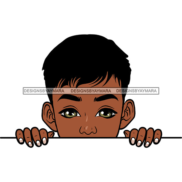 Peek A Boo Child Boy  JPG PNG  Clipart Cricut Silhouette Cut Cutting