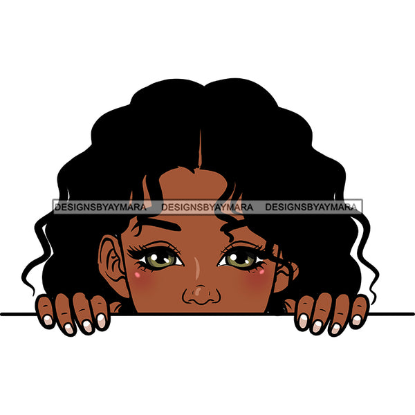 Peek A Boo Child Girl  JPG PNG  Clipart Cricut Silhouette Cut Cutting