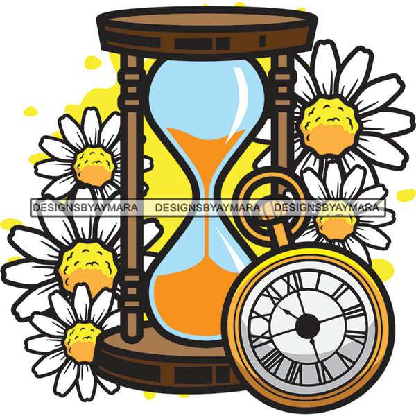 Sandglass Sand Clock Time Hour Glass Hourglass Timer Watch Countdown Minute Measure Icon Deadline Flow Object SVG PNG JPG Cut Files For Silhouette Cricut and More!
