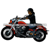 Biker Chick Chopper Motorcycle Cruiser Woman Riding Speed Vector Designs For T-Shirt and Other Products SVG PNG JPG Cutting Files For Silhouette Cricut and More!